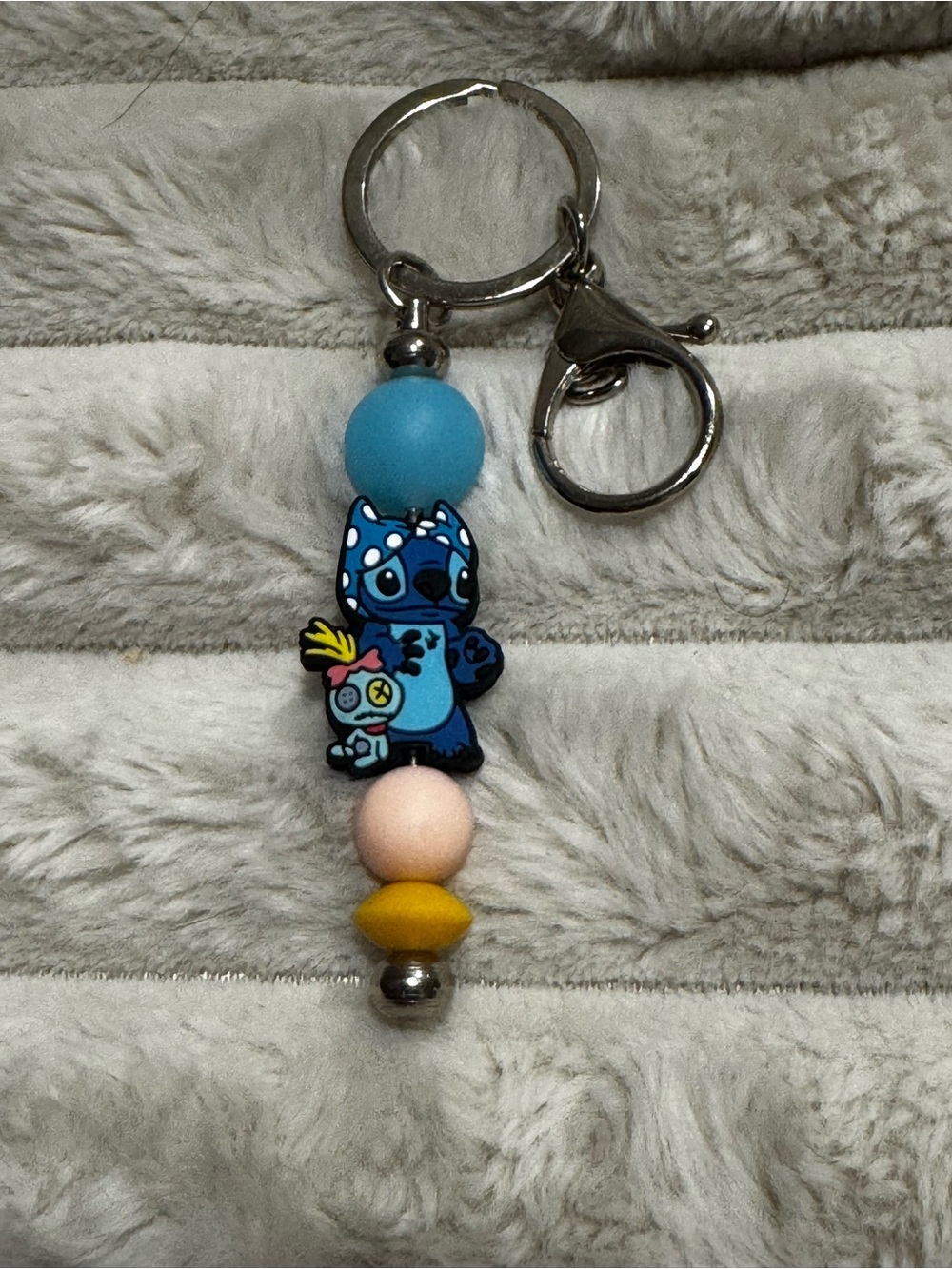 Stitch Beaded Keychain